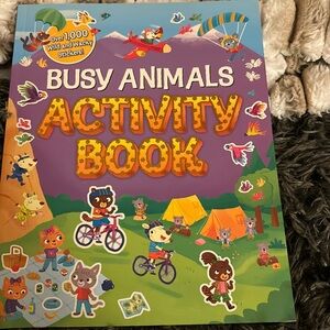 Busy animals, activity book
